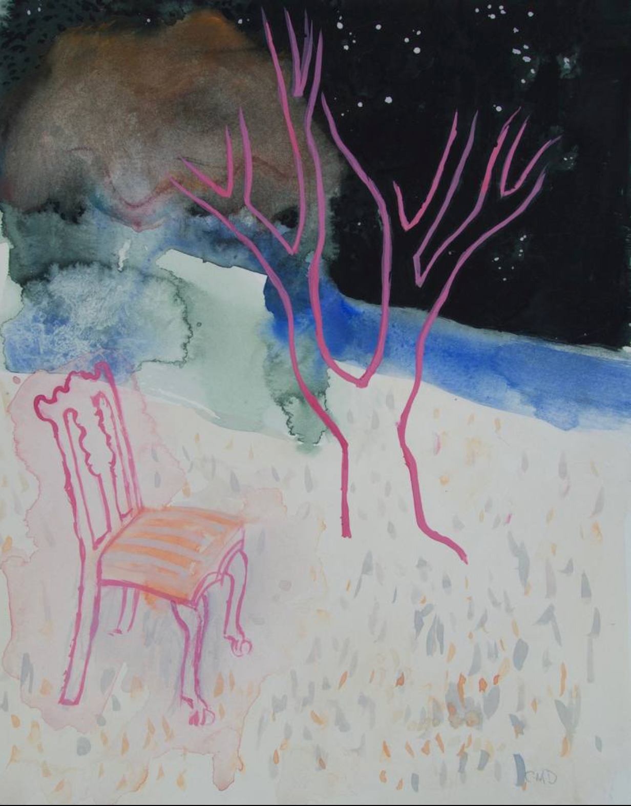 Pink Tree Poster