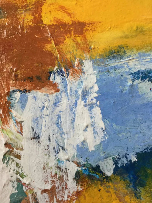 Raspberry crush - Artist Carol McDermott - Small painting