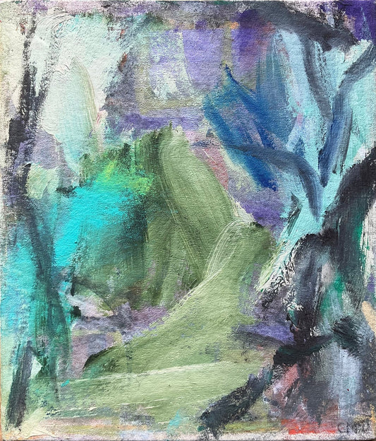 Softness of nature - Artist Carol McDermott - Small painting