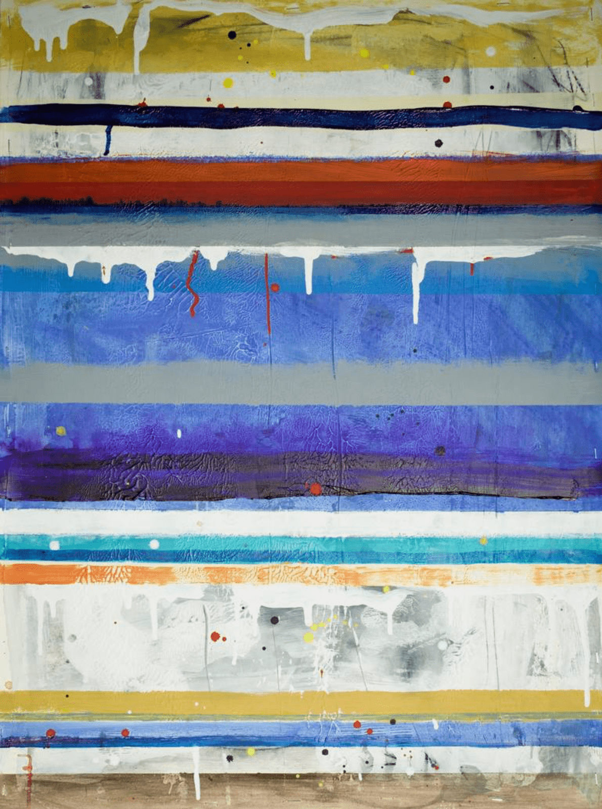 Stripes halloween - Artist Carol McDermott - artwork on paper