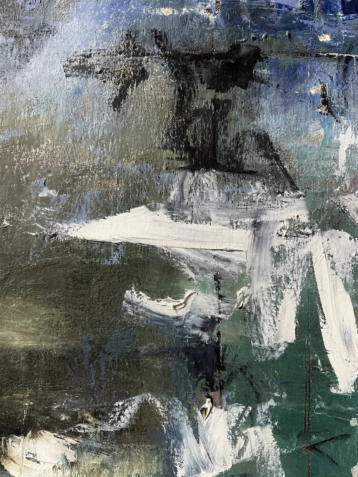 Tarn - Artist Carol McDermott - medium painting