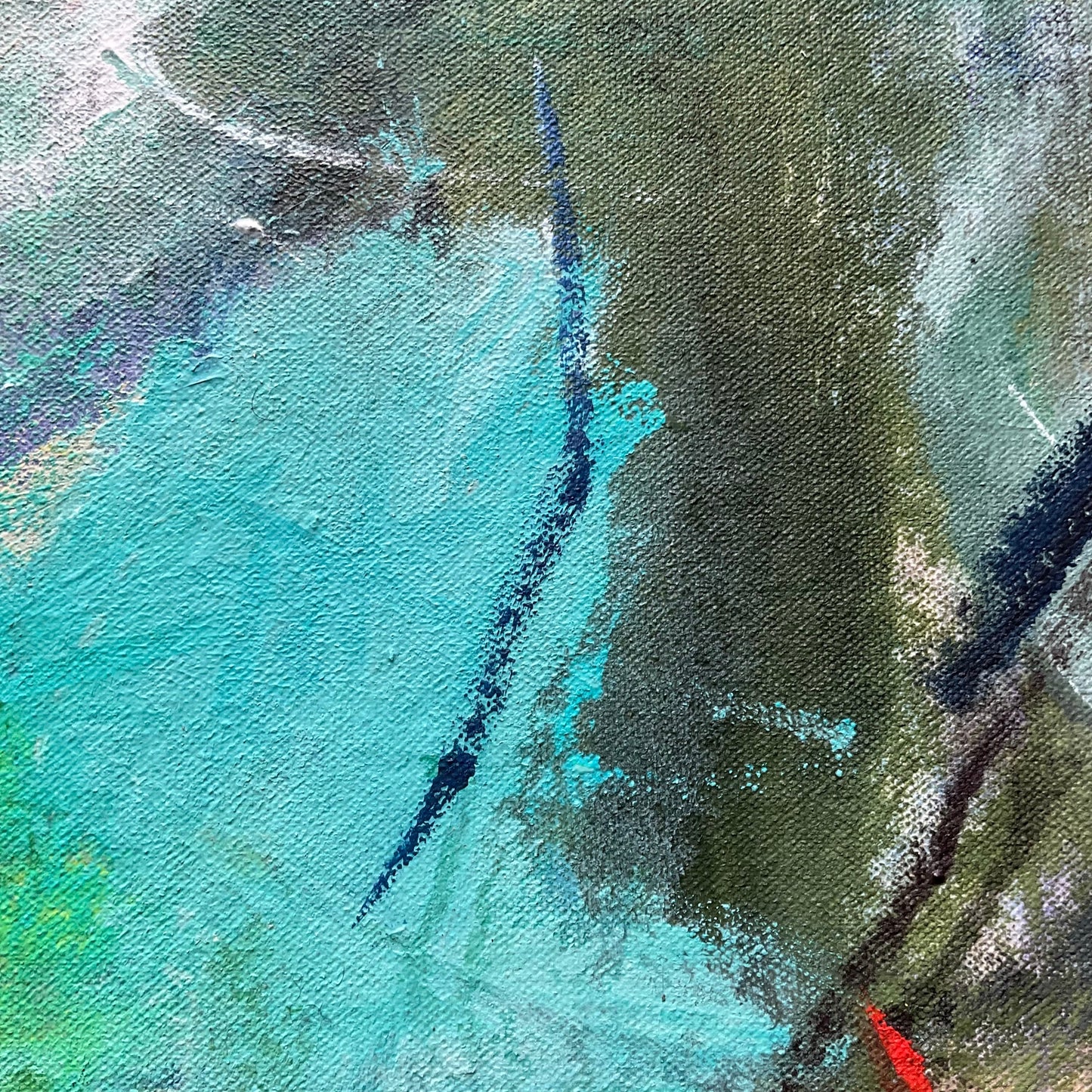 Walk with me in nature - Artist Carol McDermott - Small painting