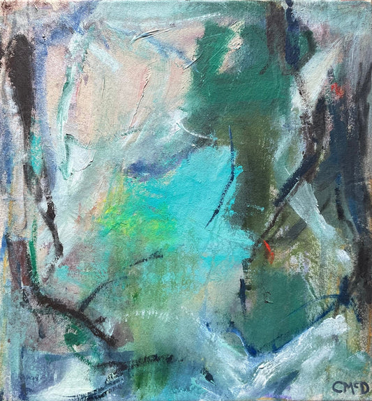 Walk with me in nature - Artist Carol McDermott - Small painting