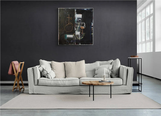 Yogis journey - Artist Carol McDermott - medium painting