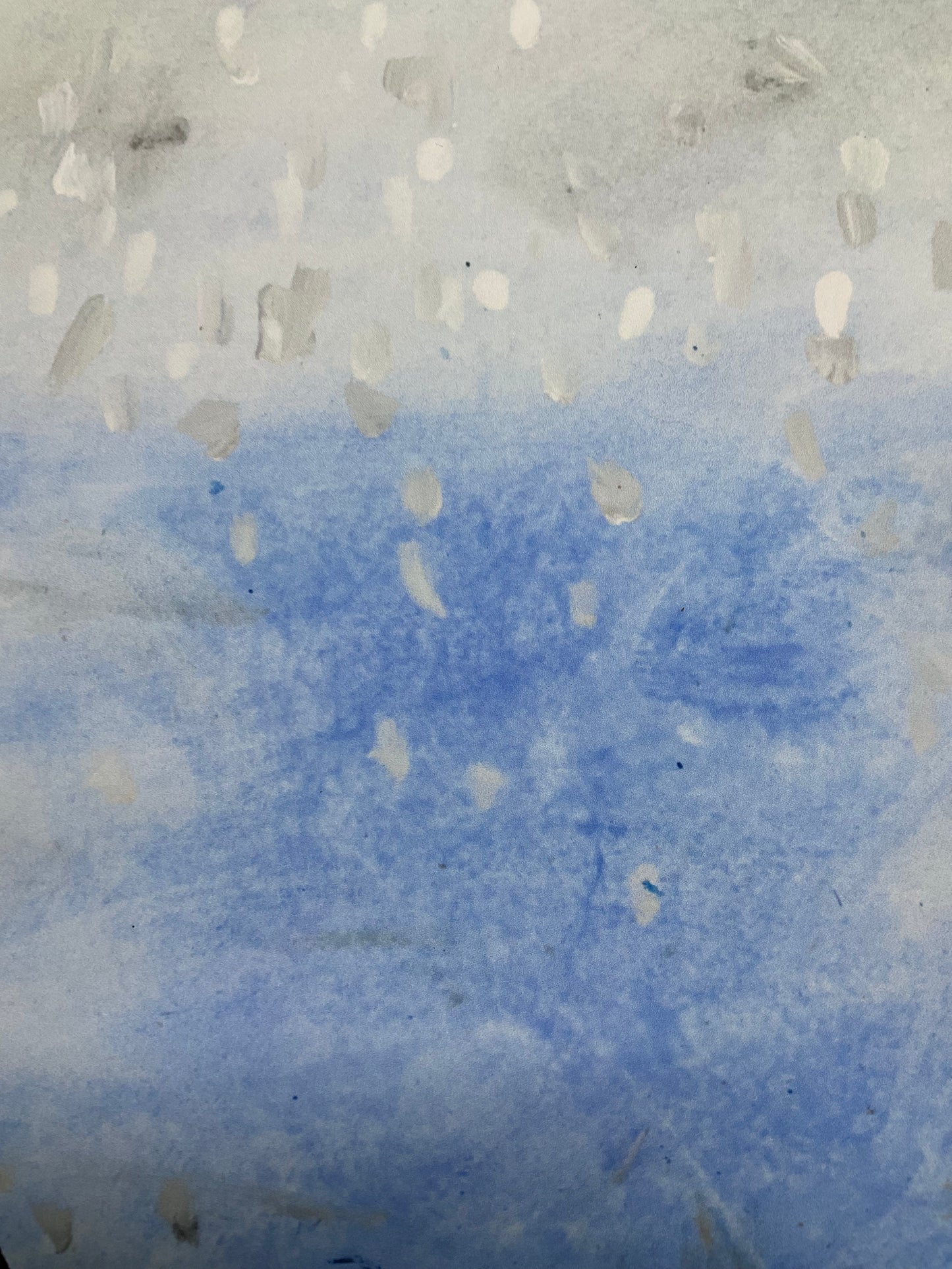 Flowers on Landscape Poster