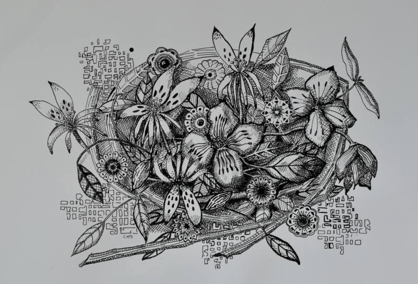 Anticipation of Summer - Artist Carol McDermott - artwork on paper