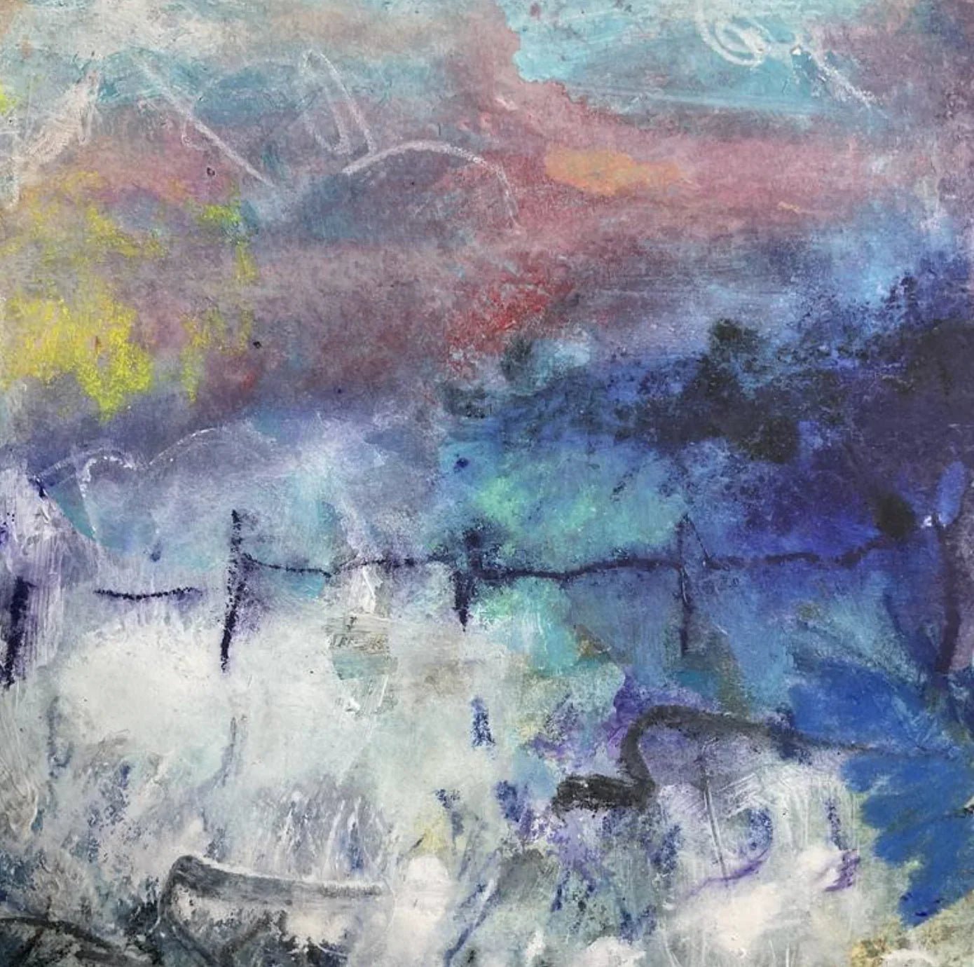 Approaching evening - Artist Carol McDermott - artwork on paper