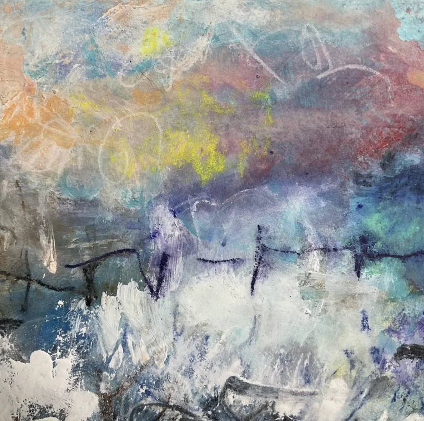Approaching evening - Artist Carol McDermott - artwork on paper