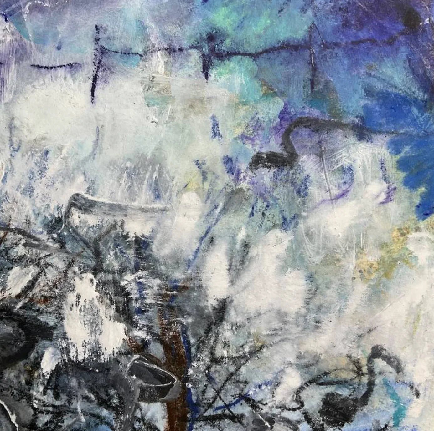 Approaching evening - Artist Carol McDermott - artwork on paper