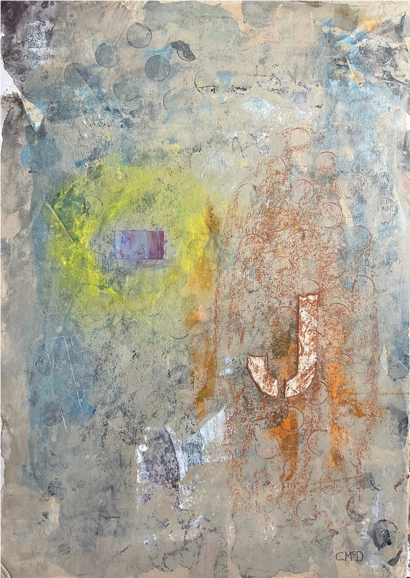 Aura - Artist Carol McDermott - artwork on paper