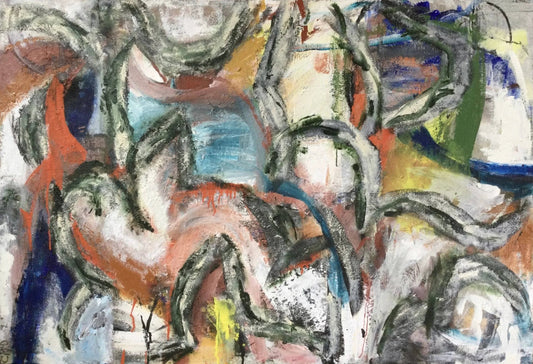 Be brave - Artist Carol McDermott - large painting