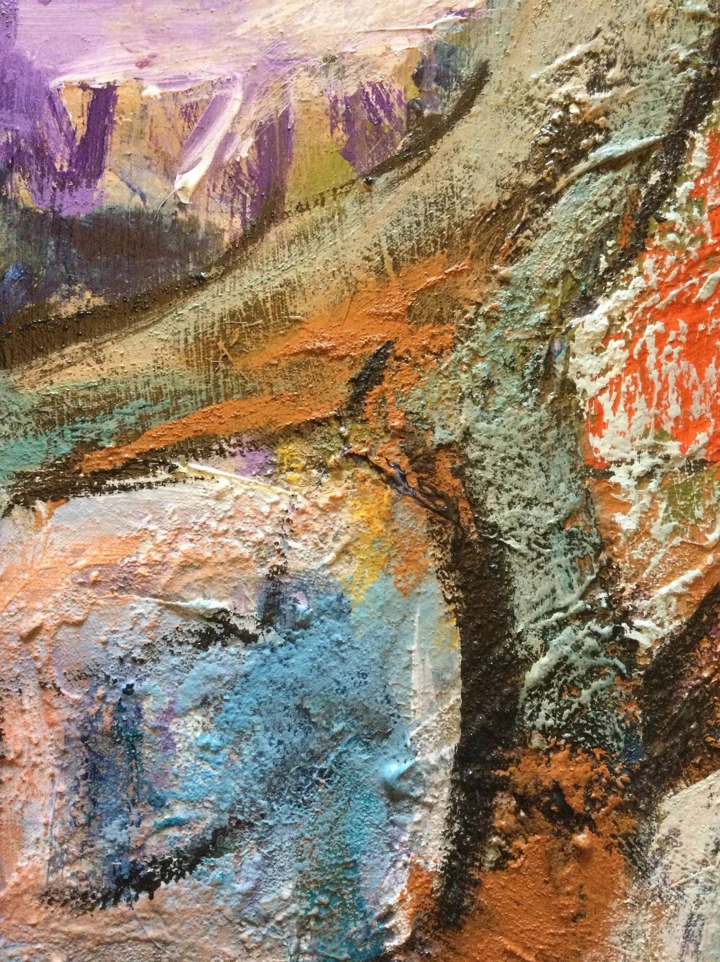 Cumbria - Artist Carol McDermott - medium painting