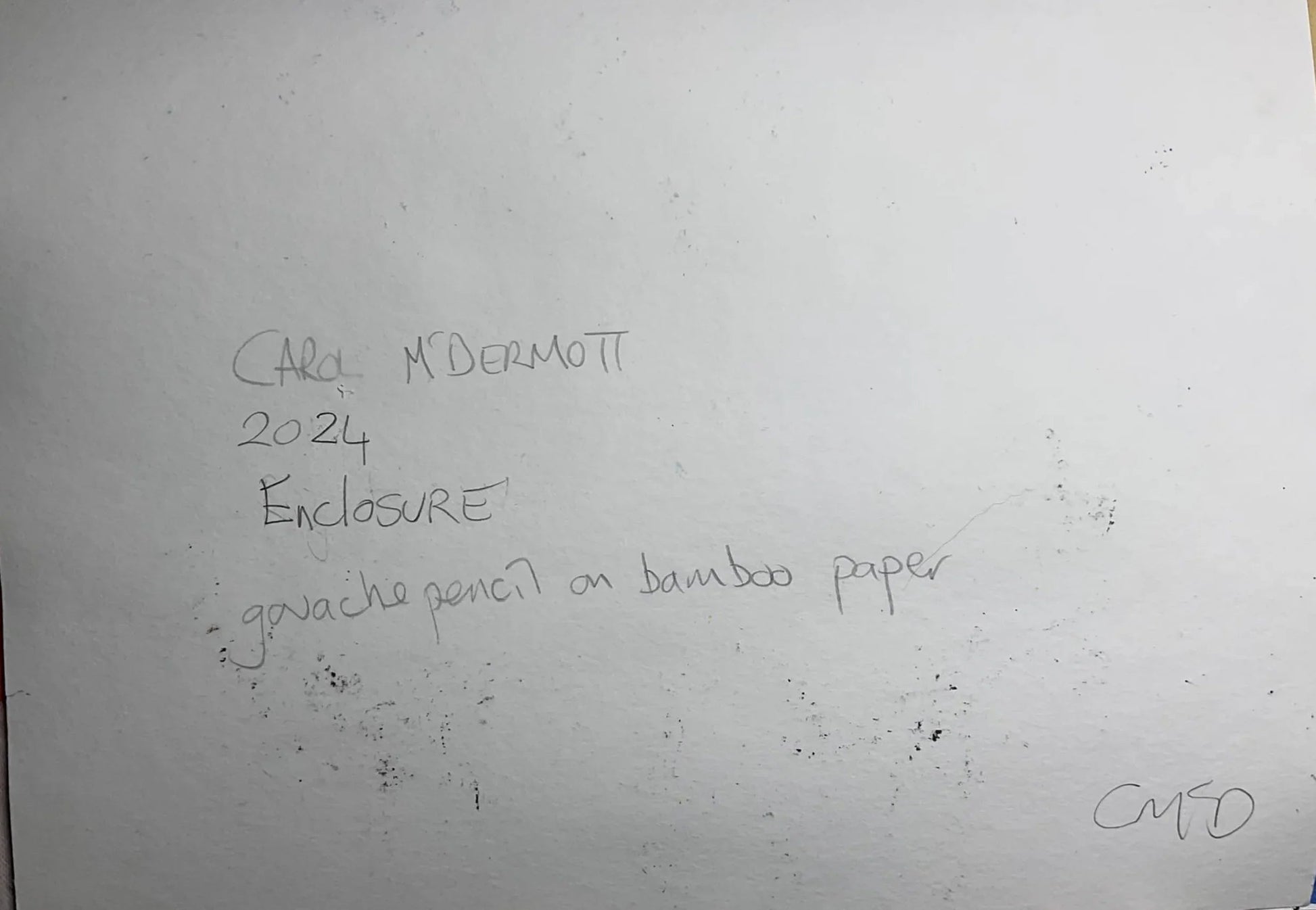 Enclosure - Artist Carol McDermott - artwork on paper