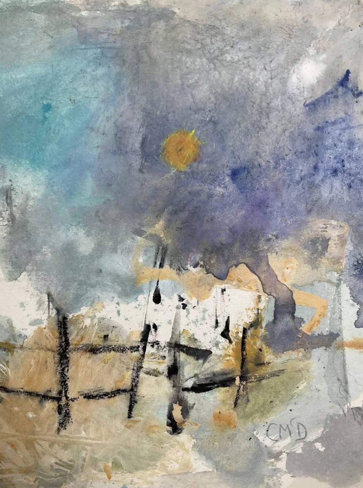 Enclosure - Artist Carol McDermott - artwork on paper