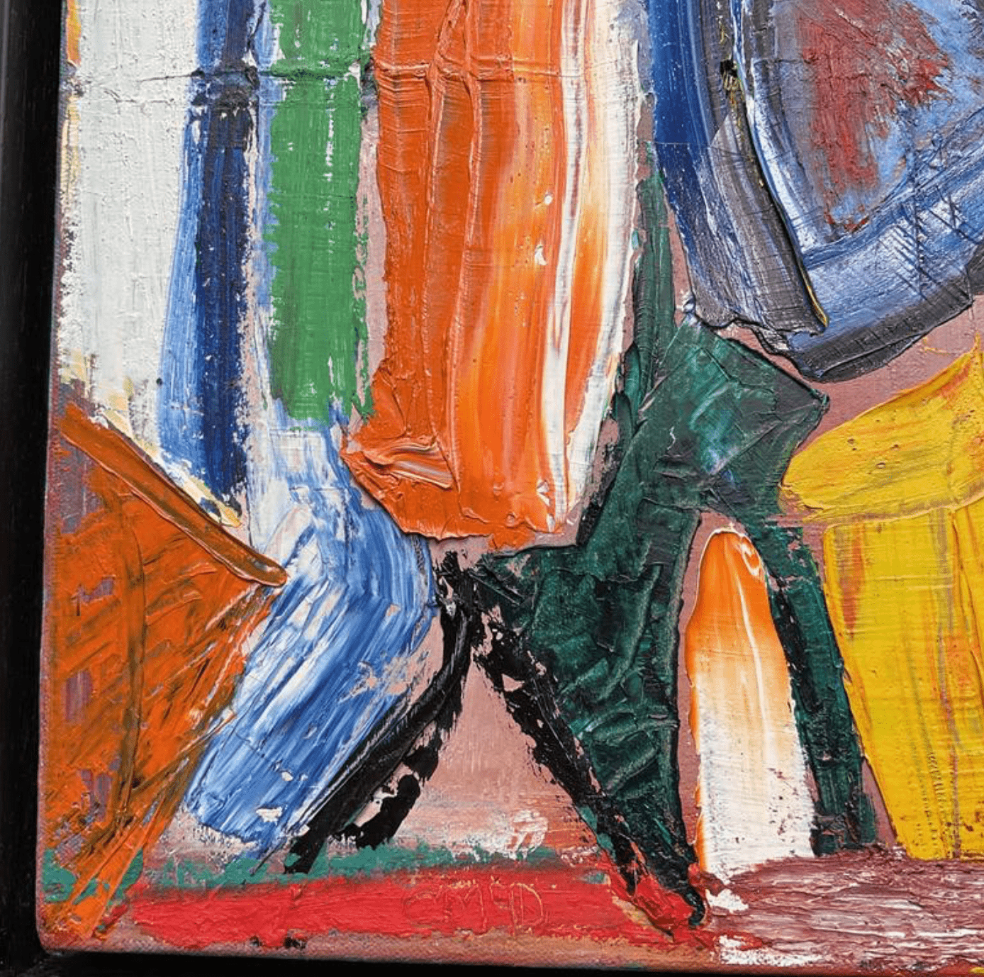 Happiness Factor - Artist Carol McDermott - Small painting