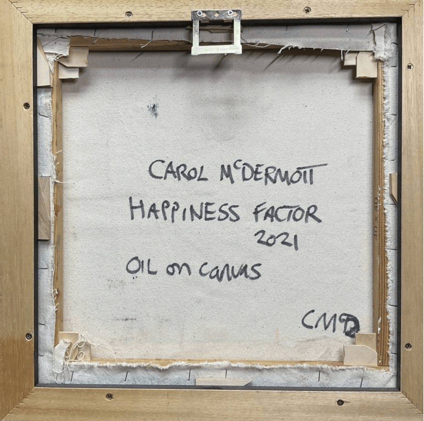 Happiness Factor - Artist Carol McDermott - Small painting