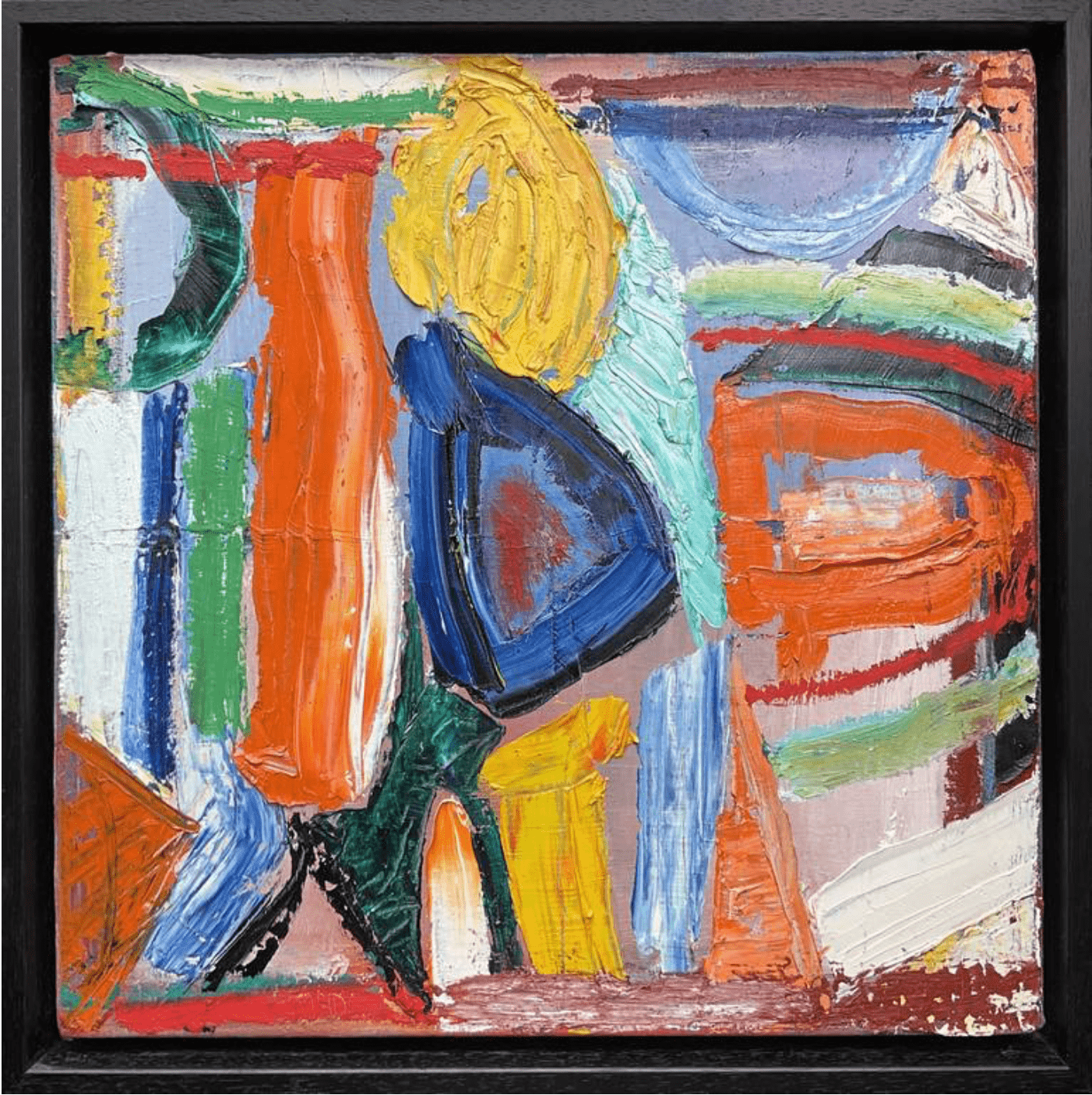 Happiness Factor - Artist Carol McDermott - Small painting