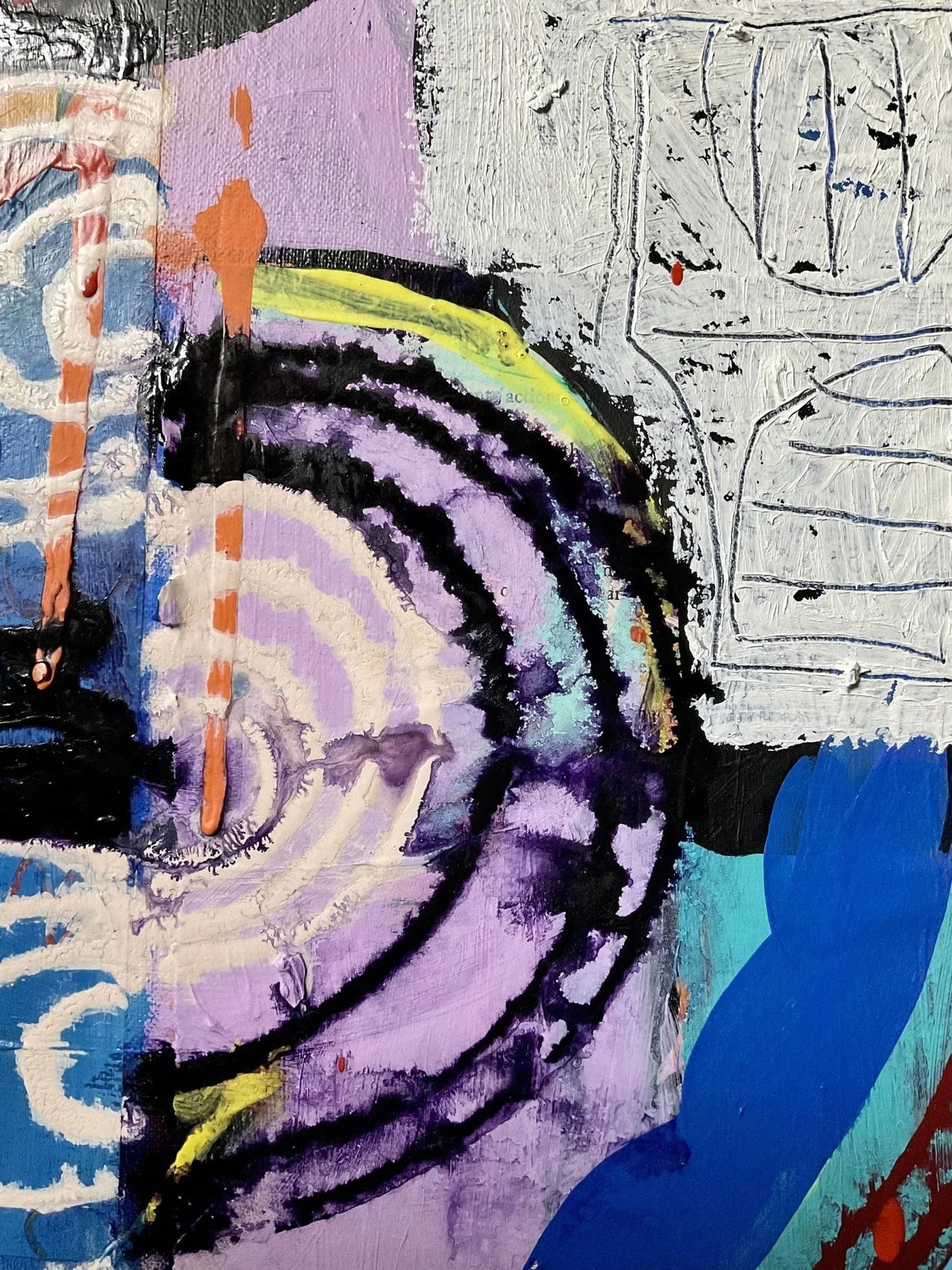 Hidden gem - Artist Carol McDermott - medium painting