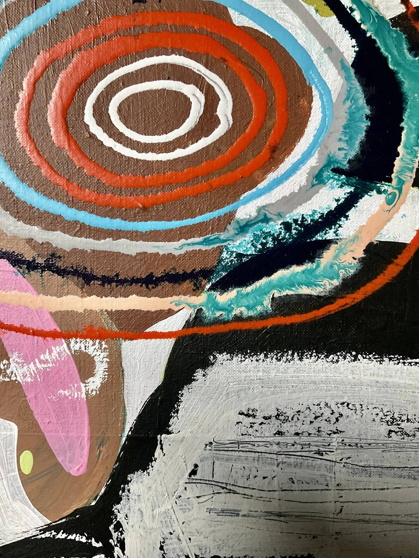 Hidden gem - Artist Carol McDermott - medium painting