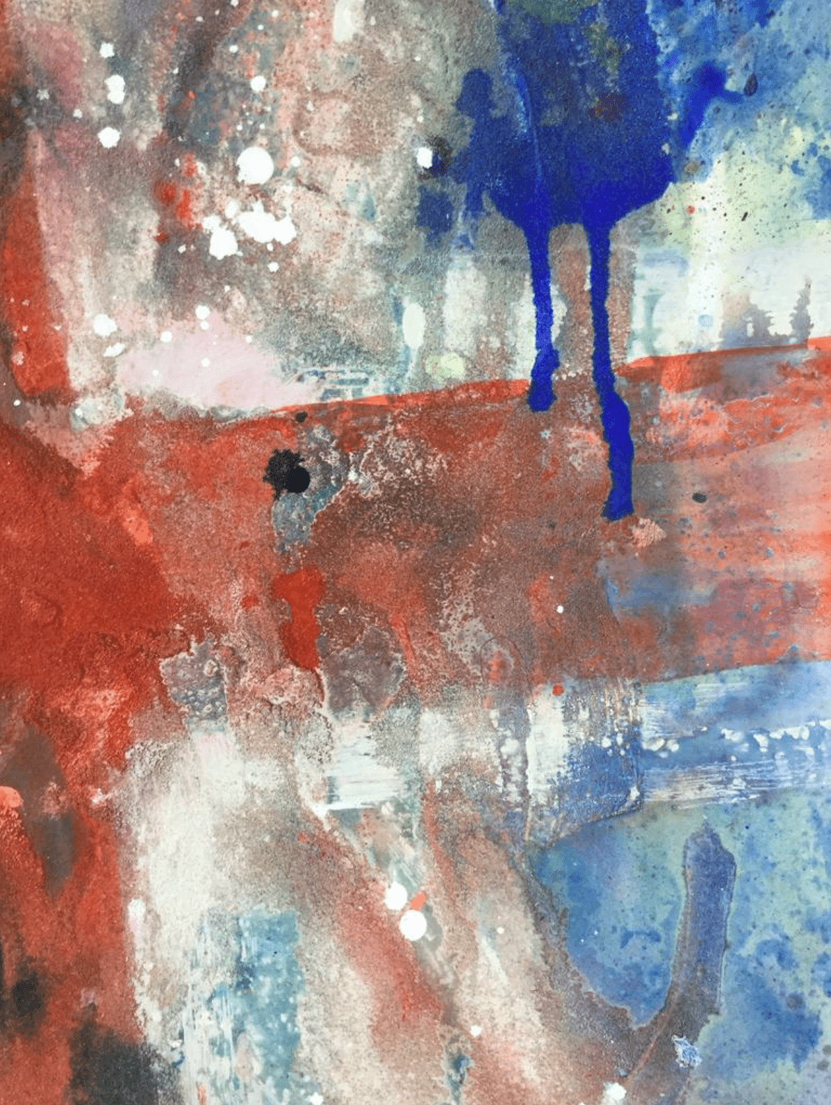 lockdown 1 - Artist Carol McDermott - artwork on paper