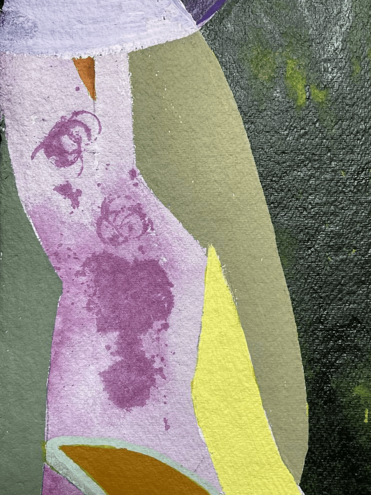 Looking inside - Artist Carol McDermott - artwork on paper