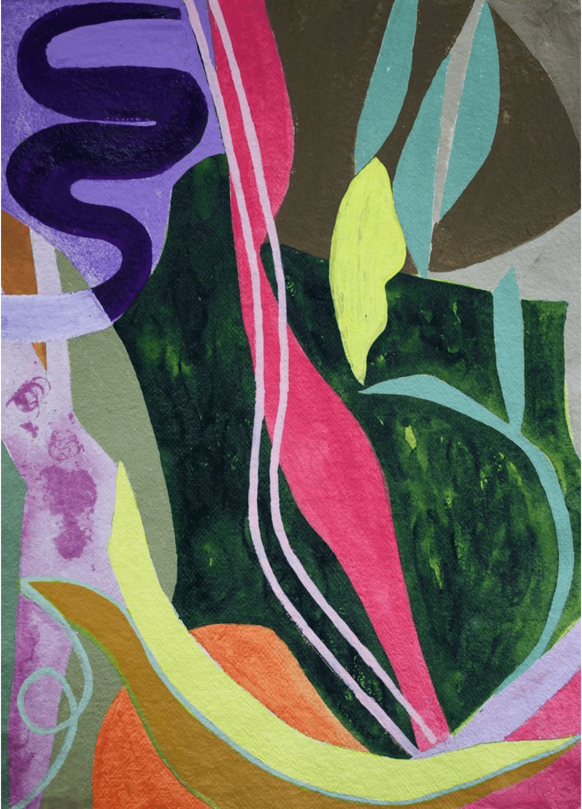 Looking inside - Artist Carol McDermott - artwork on paper