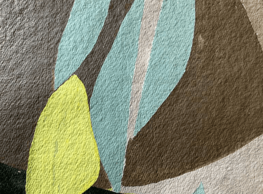 Looking inside - Artist Carol McDermott - artwork on paper