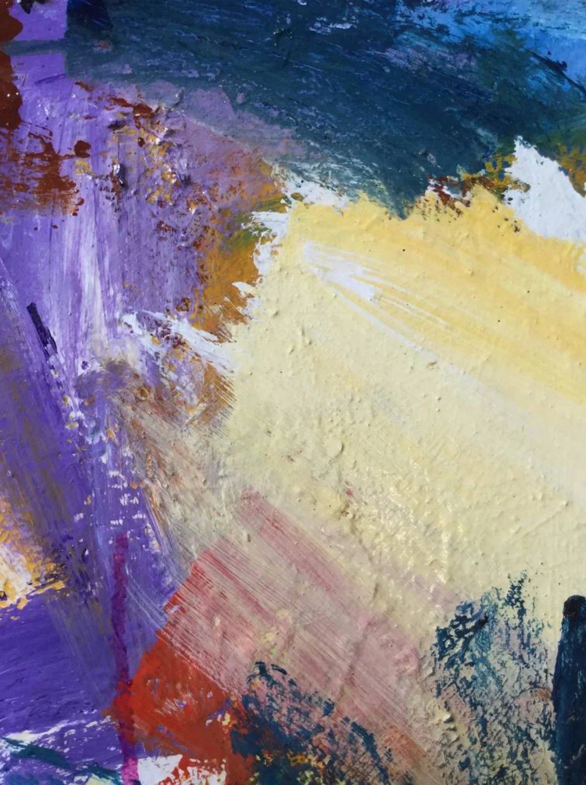 Raspberry crush - Artist Carol McDermott - Small painting