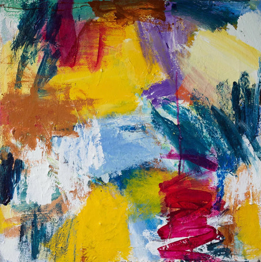 Raspberry crush - Artist Carol McDermott - Small painting