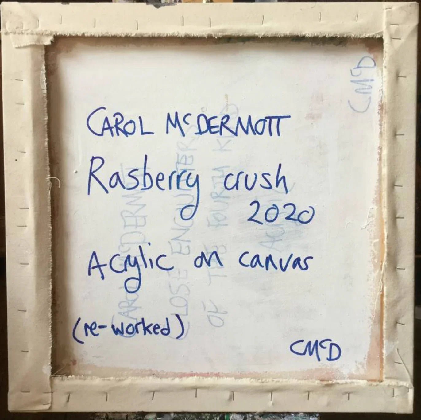 Raspberry crush - Artist Carol McDermott - Small painting