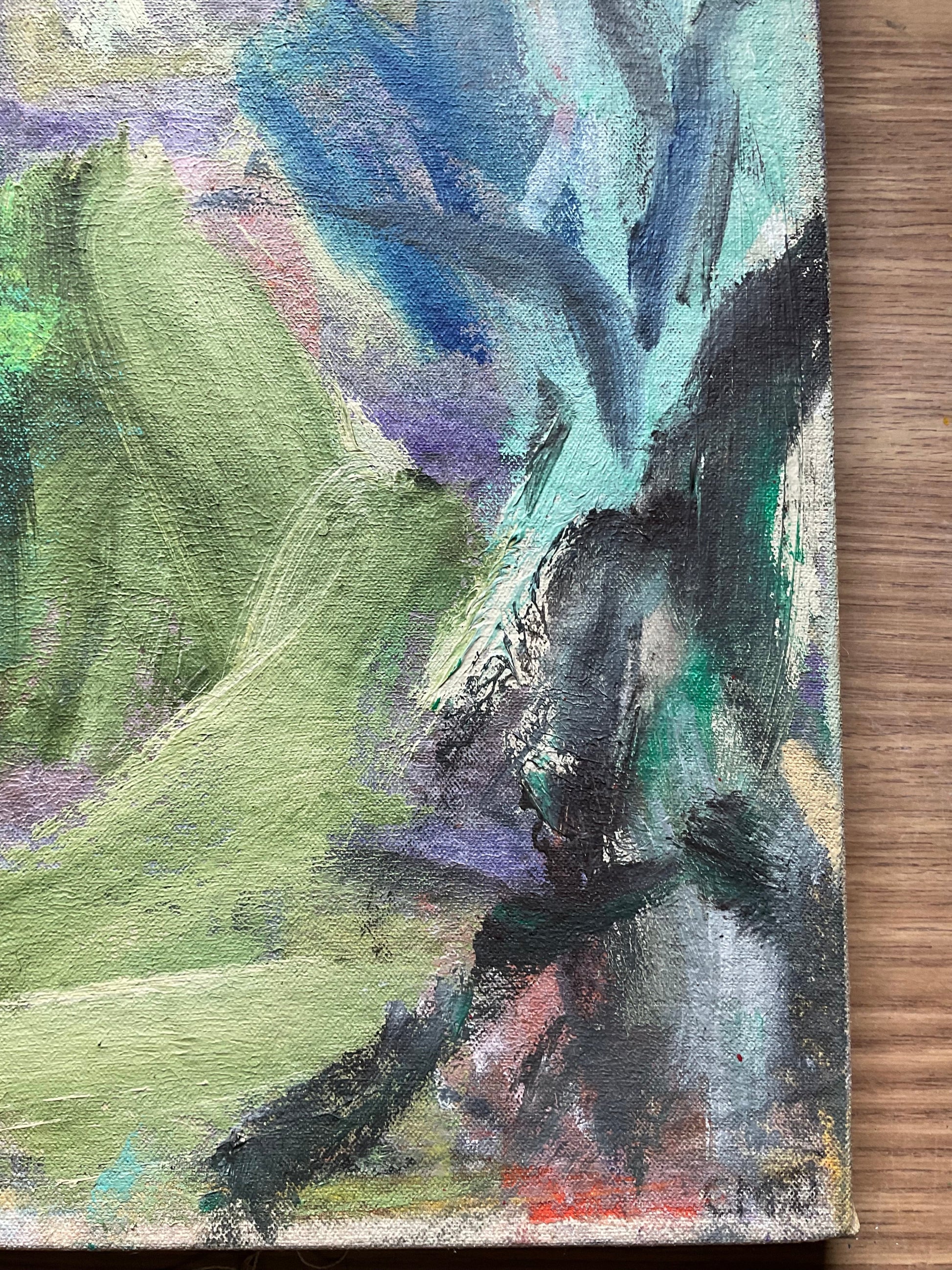 Softness of nature - Artist Carol McDermott - Small painting