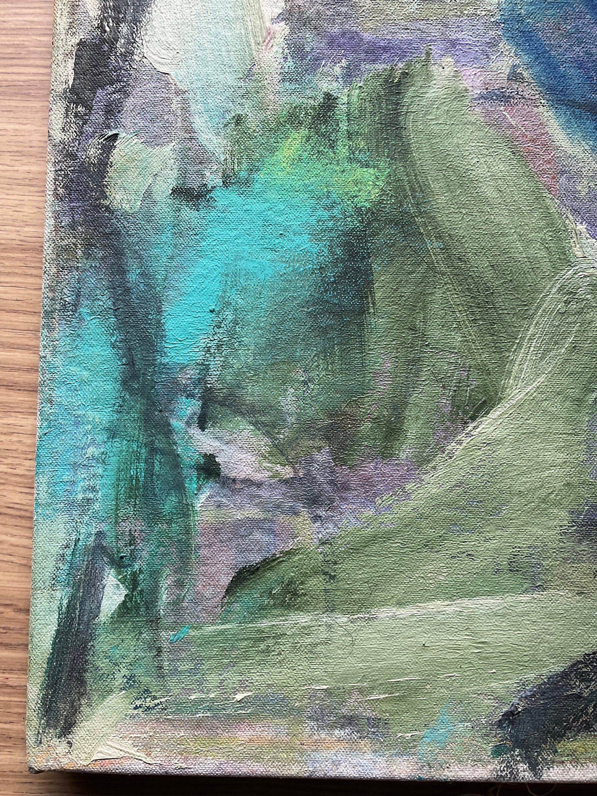 Softness of nature - Artist Carol McDermott - Small painting