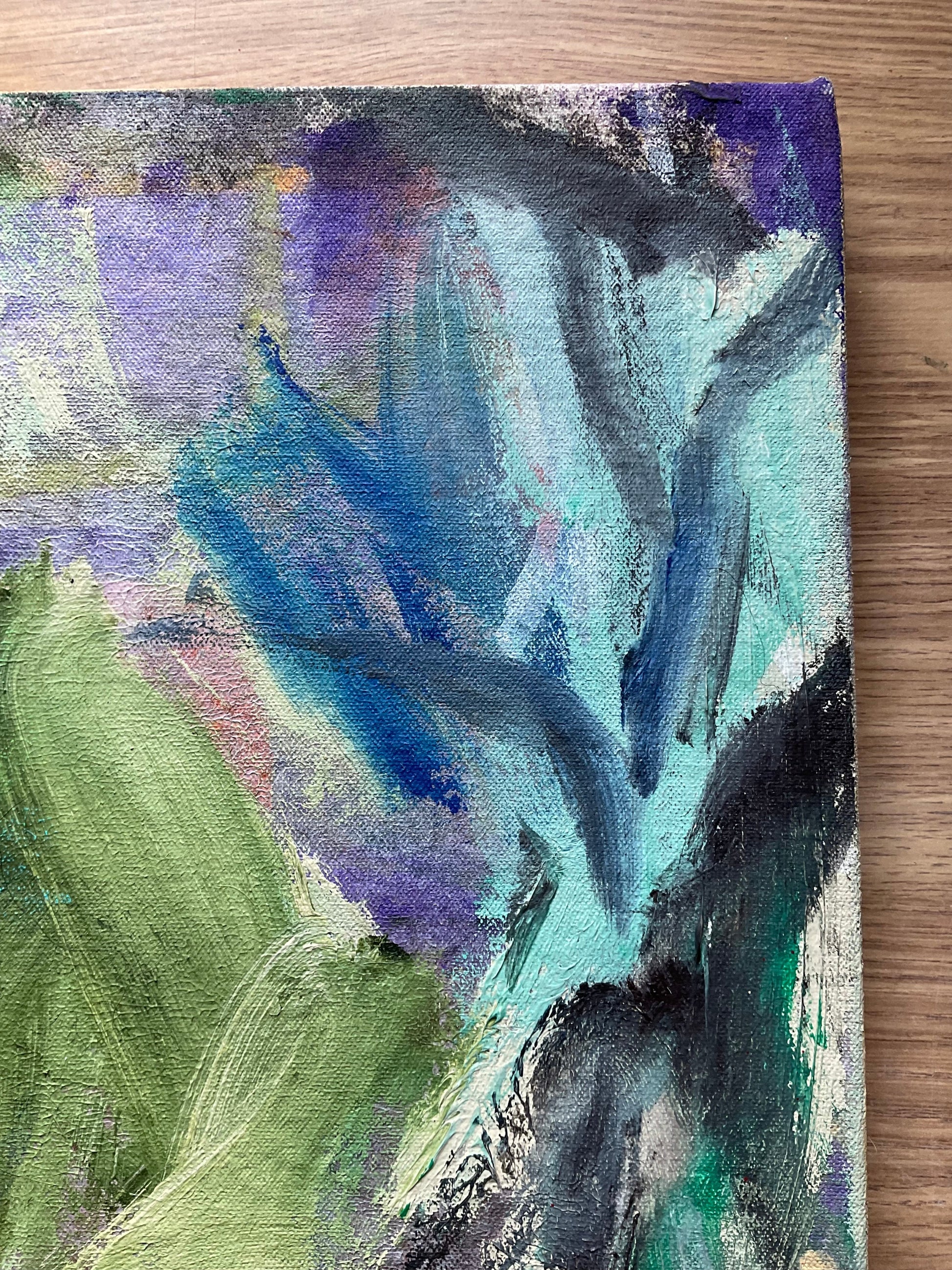 Softness of nature - Artist Carol McDermott - Small painting