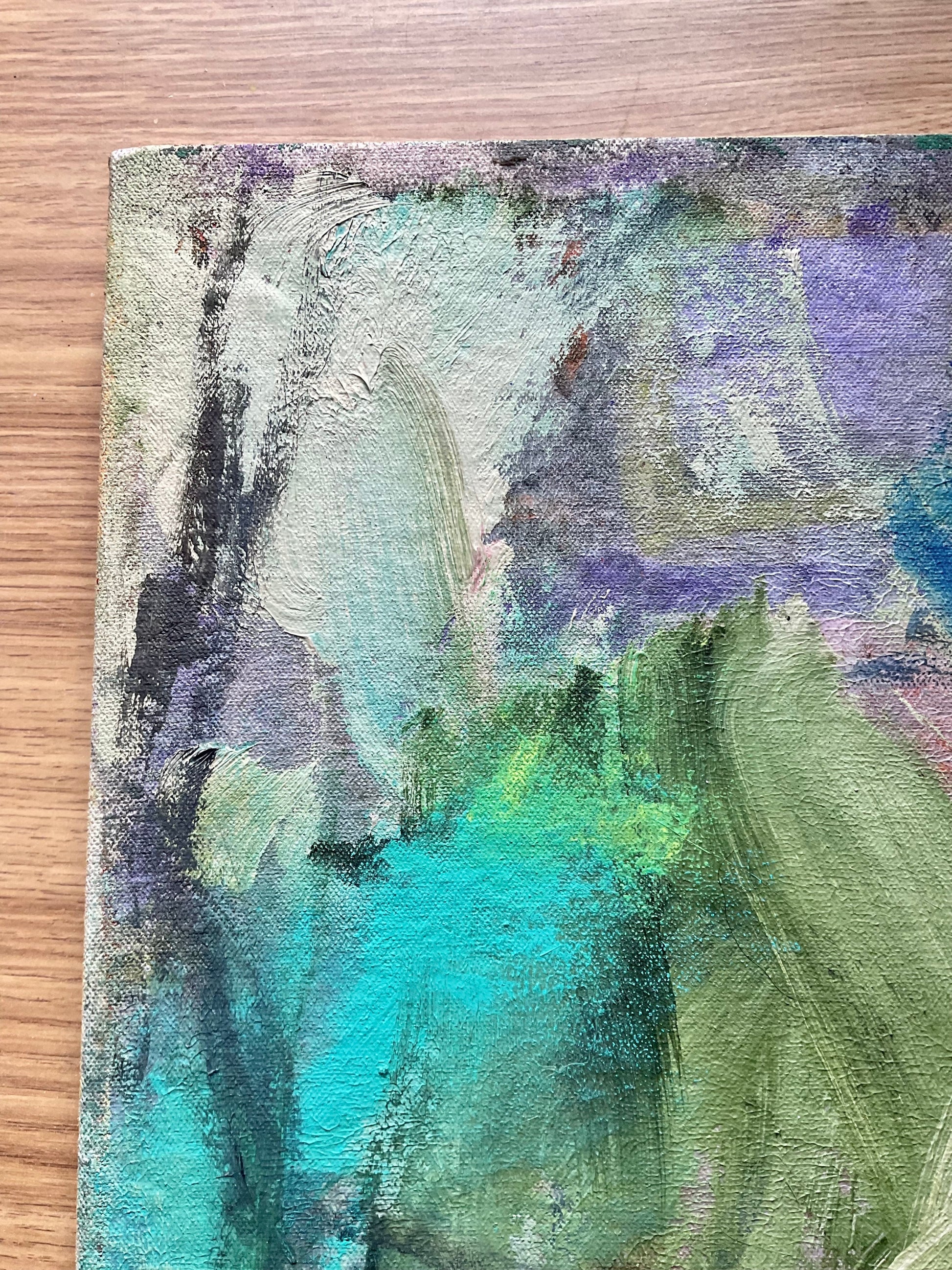 Softness of nature - Artist Carol McDermott - Small painting