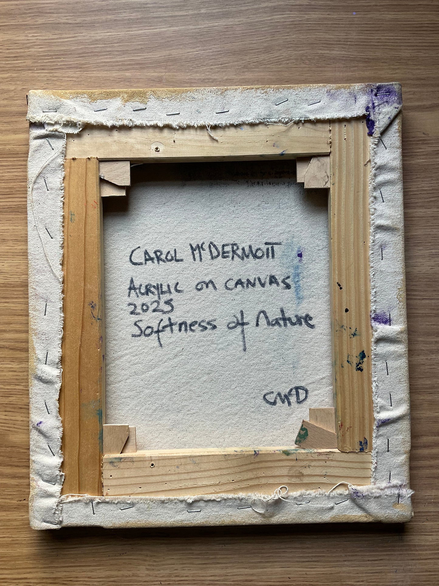 Softness of nature - Artist Carol McDermott - Small painting