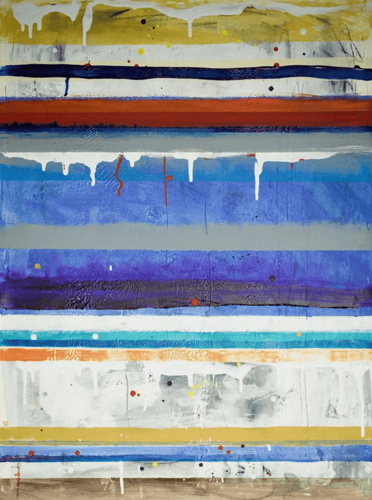 Stripes halloween - Artist Carol McDermott - artwork on paper