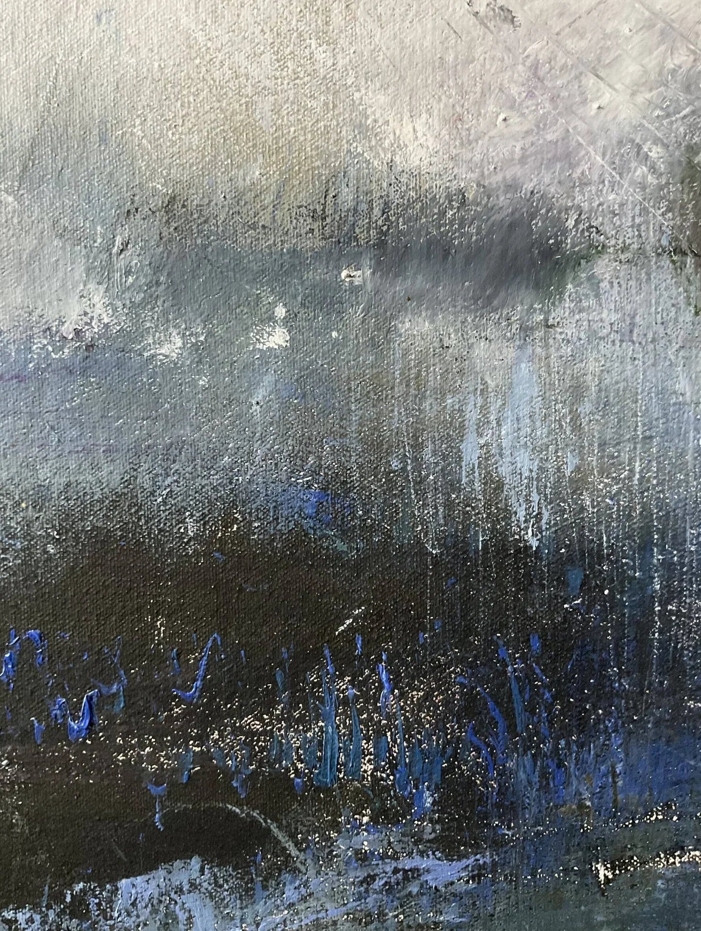 Tarn - Artist Carol McDermott - medium painting