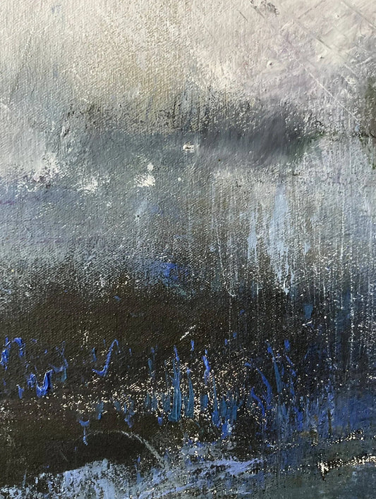 Tarn - Artist Carol McDermott - medium painting