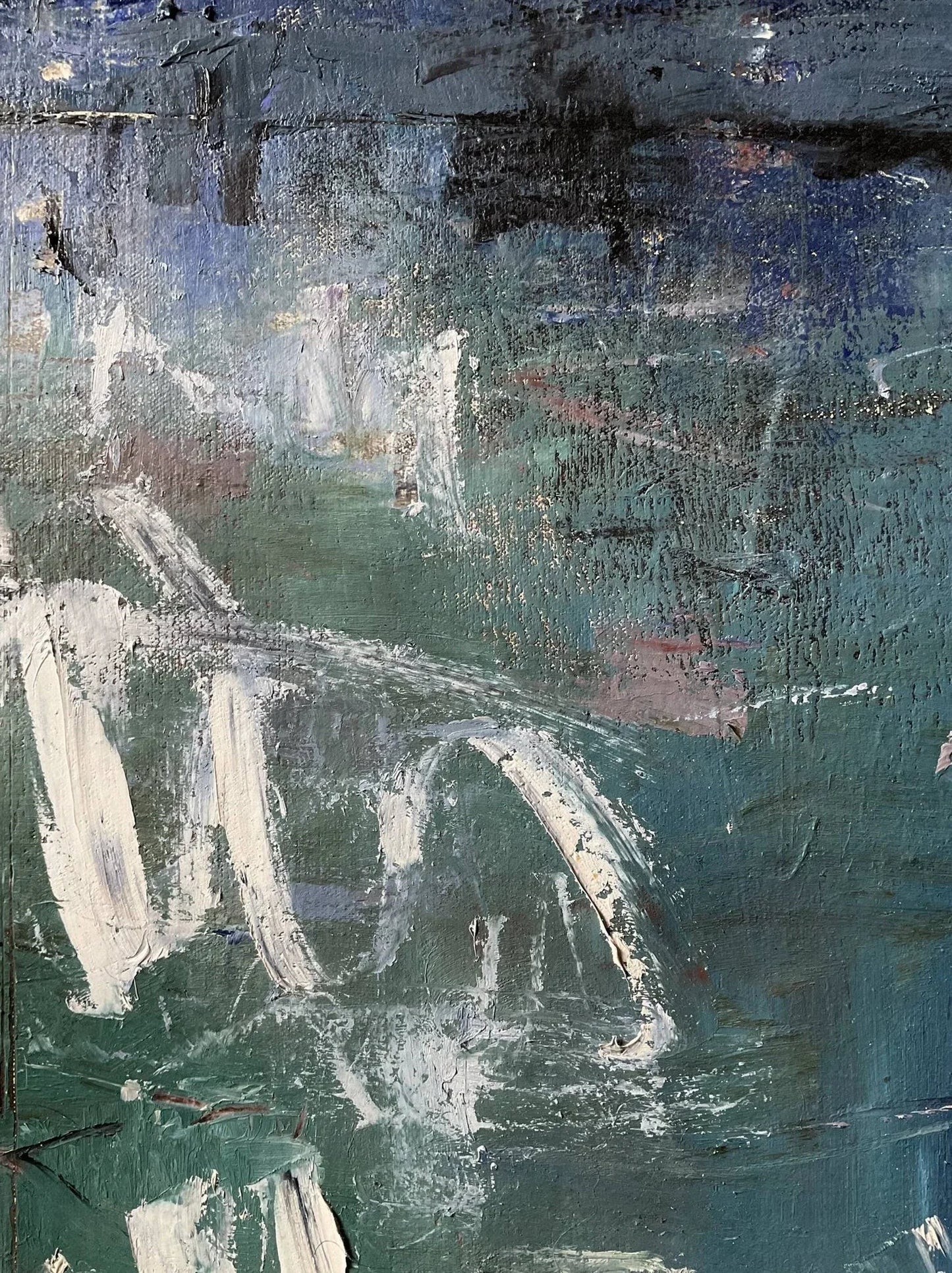 Tarn - Artist Carol McDermott - medium painting