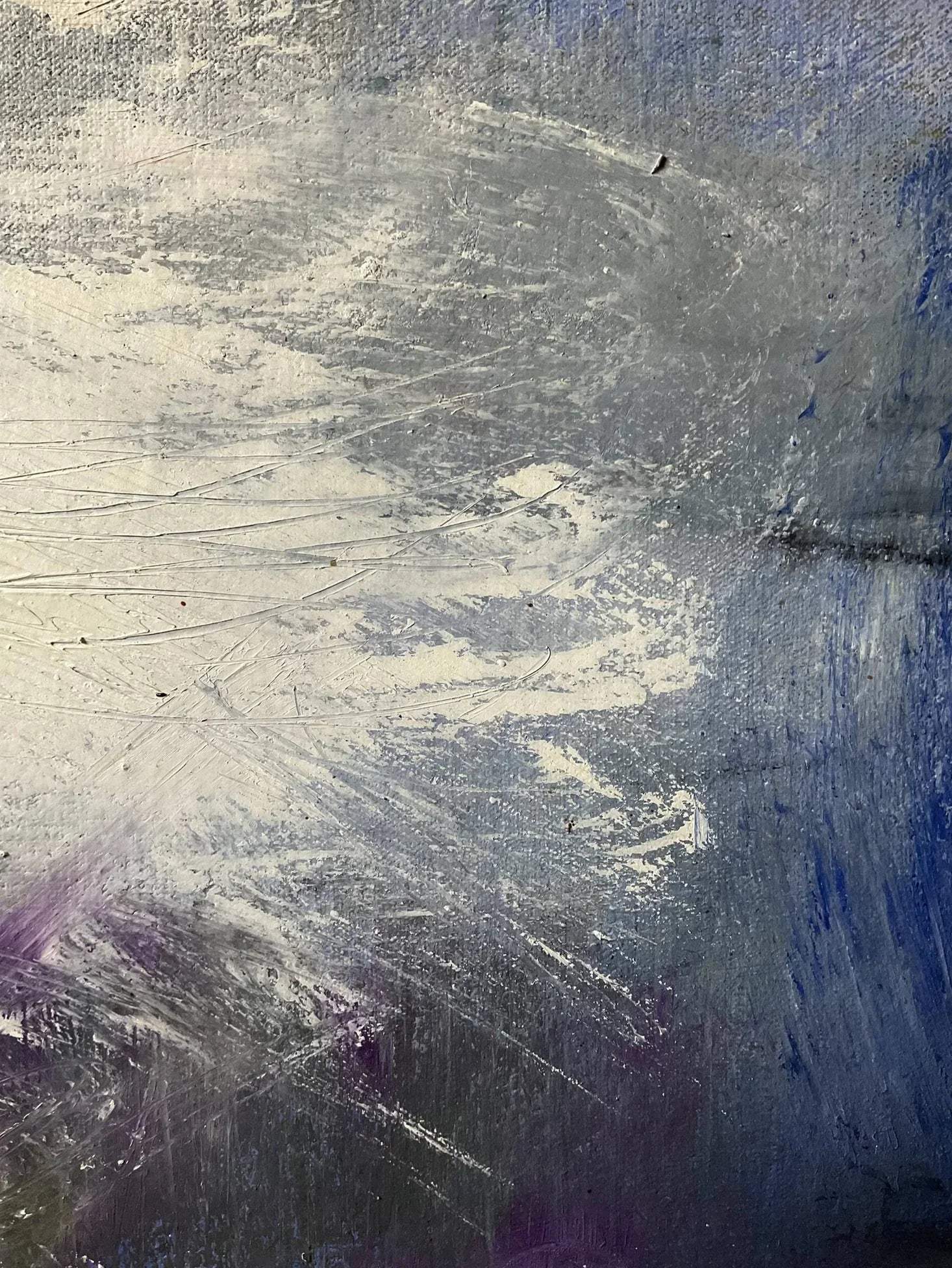 Tarn - Artist Carol McDermott - medium painting