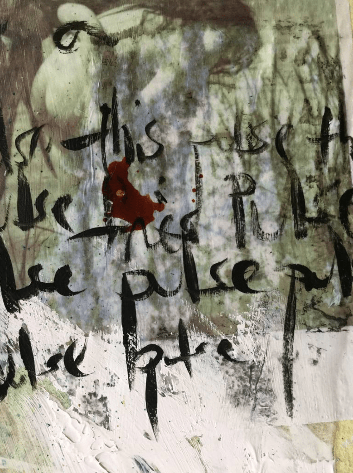 The pulse - Artist Carol McDermott - large painting