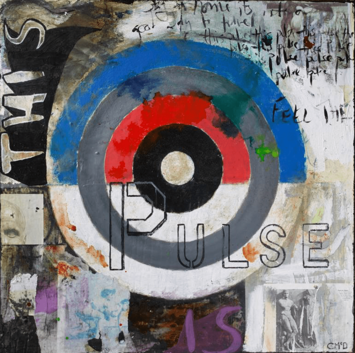 The pulse - Artist Carol McDermott - large painting