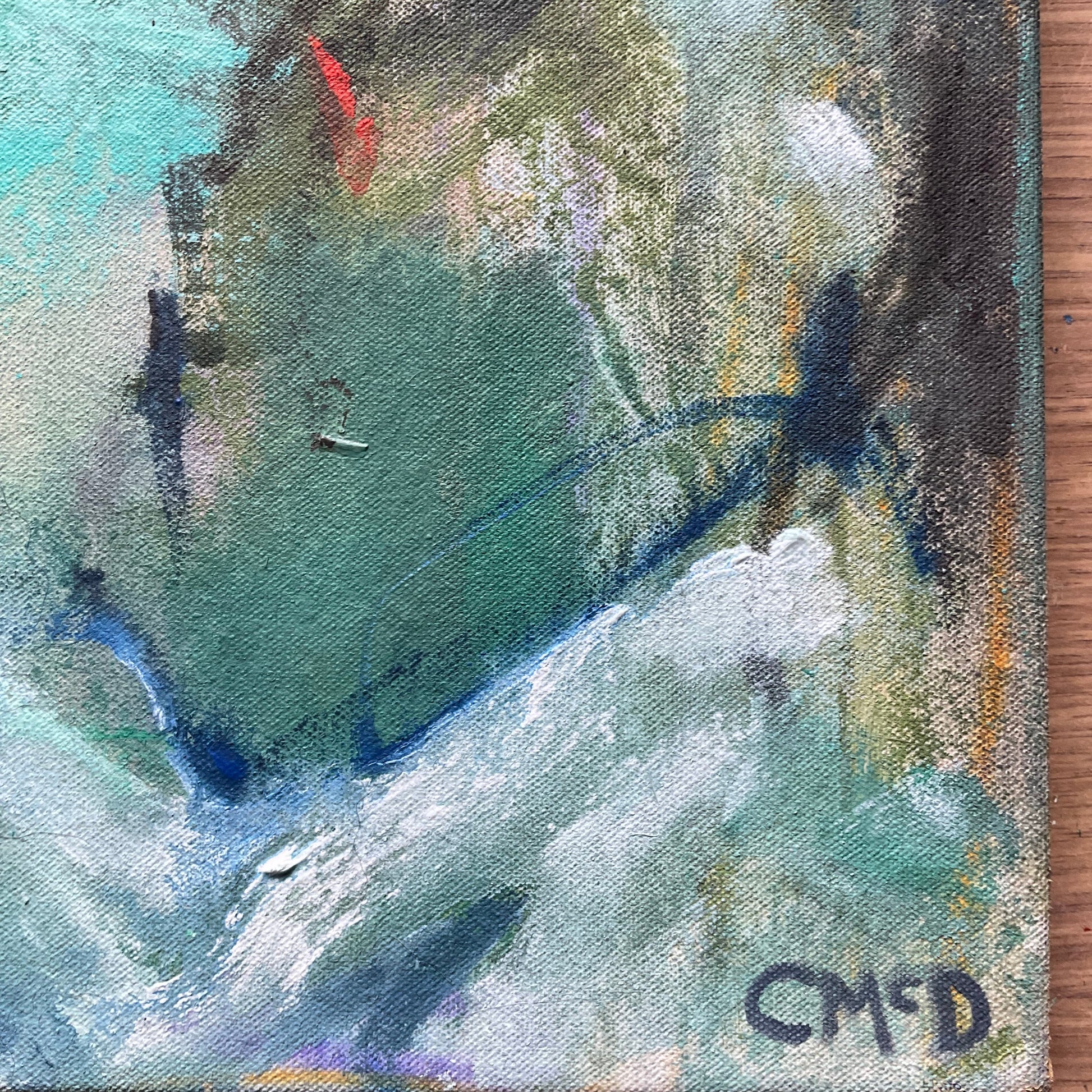 Walk with me in nature - Artist Carol McDermott - Small painting