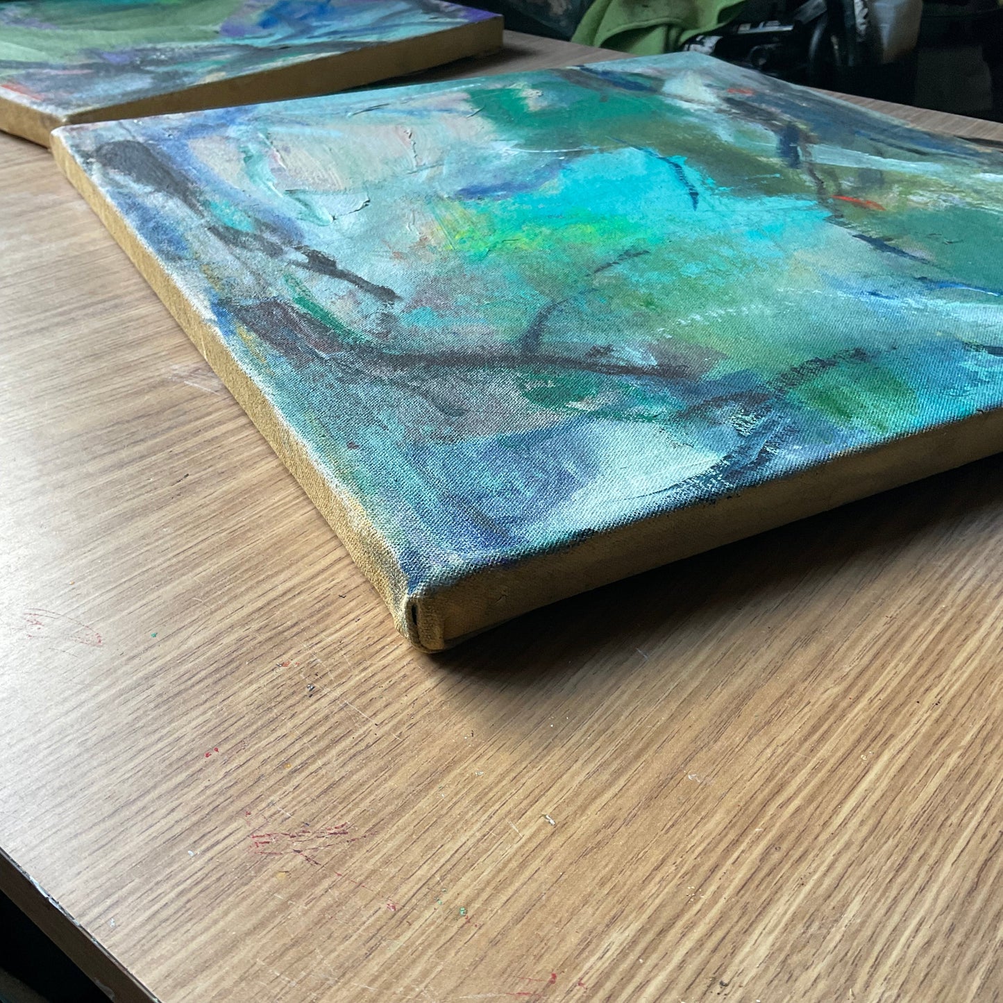 Walk with me in nature - Artist Carol McDermott - Small painting