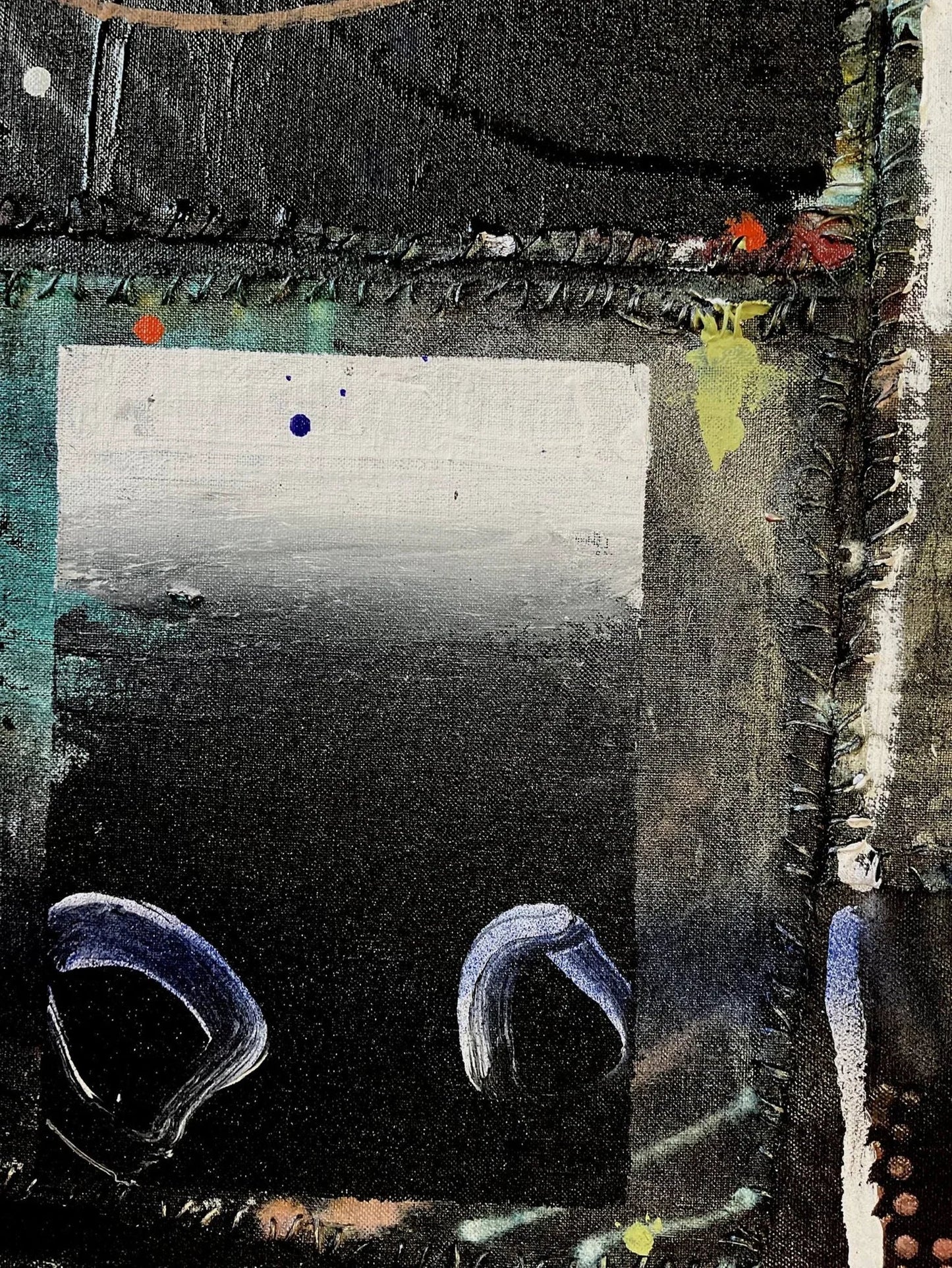 Yogis journey - Artist Carol McDermott - medium painting